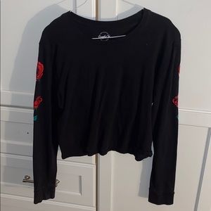Hollister crop long sleeve